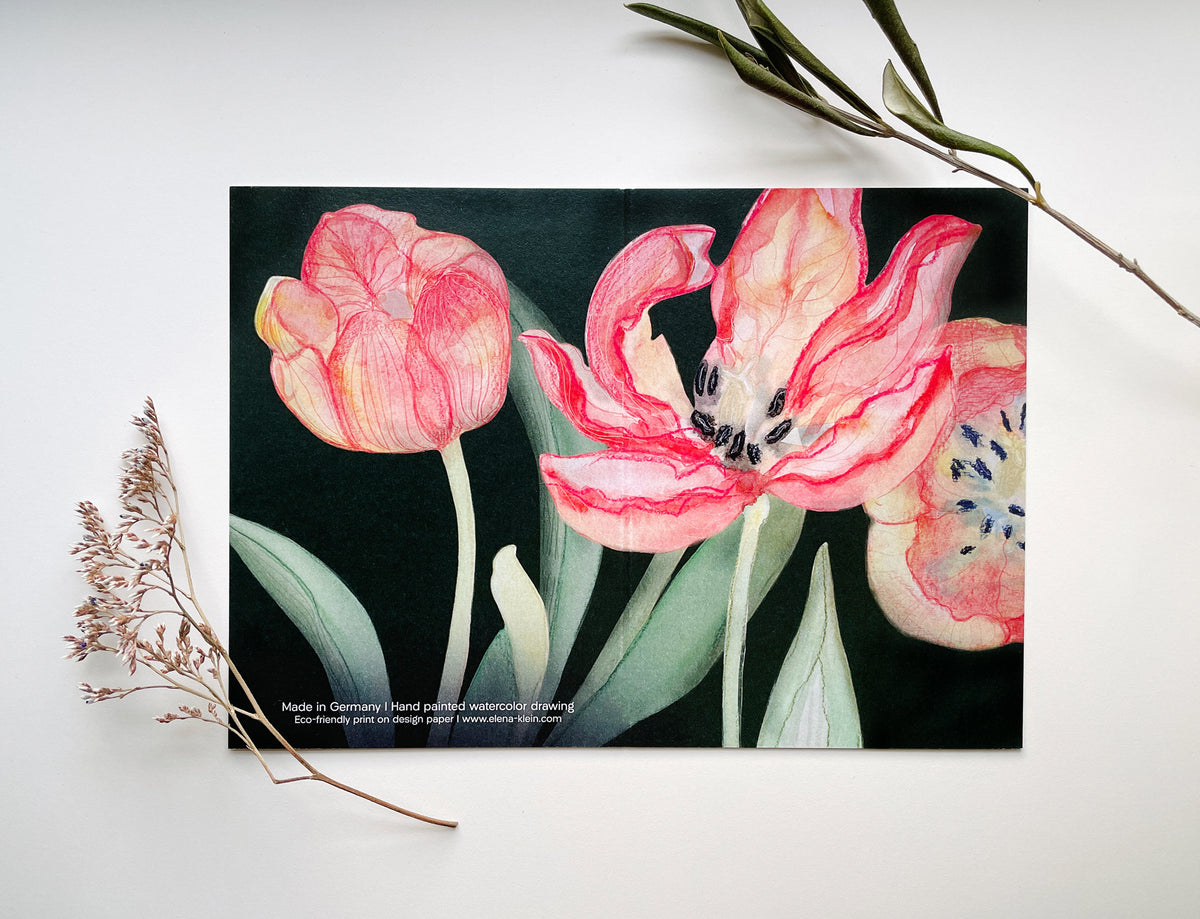 Klappkarte "Tulpen Pracht" – Ansicht 3