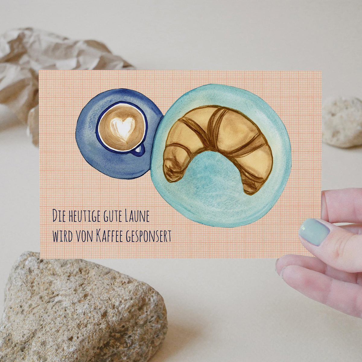 Postkarte "Kaffee Liebe" – Ansicht 1