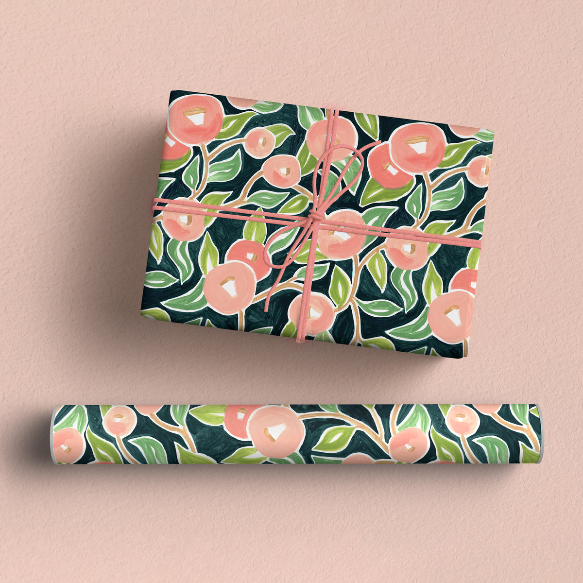 Geschenkpapier„Japan Traum“ | elegant & floral | Künstlerisches Muster – Ansicht 2