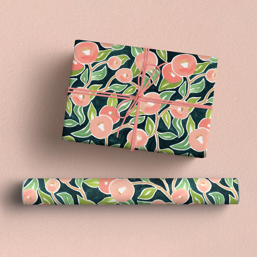 Geschenkpapier„Japan Traum“ | elegant & floral | Künstlerisches Muster – Ansicht 2