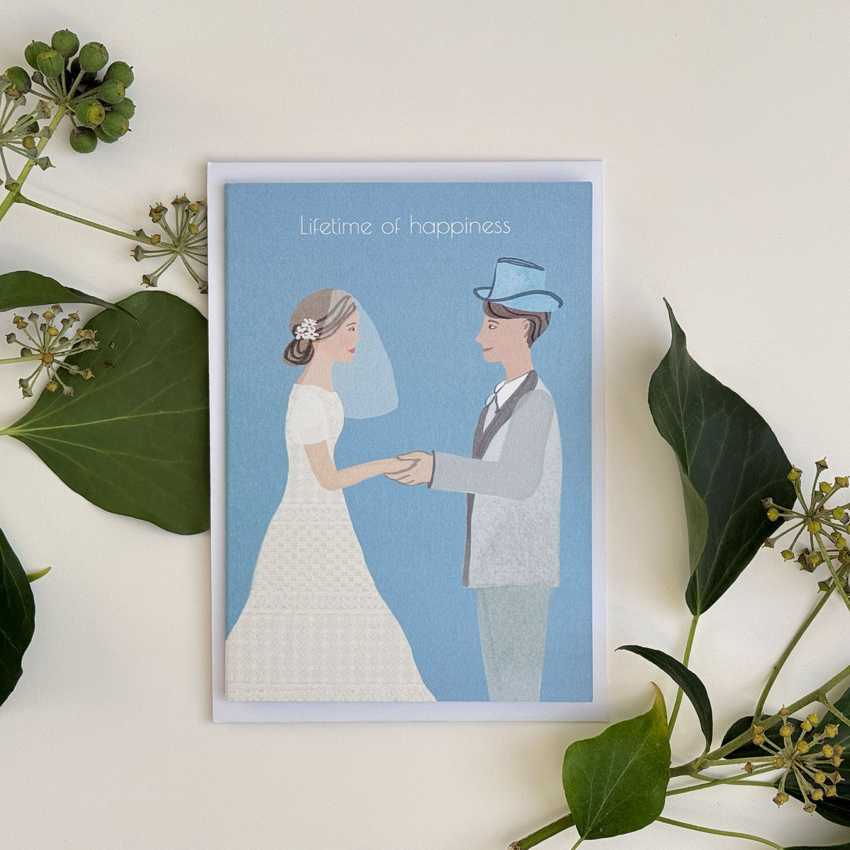 Hochzeitskarte "Brautpaar" – Ansicht 2