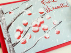 Weihnachtskarten "Schneebedeckte Beeren" – Ansicht 7