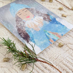 Postkarte "Winterfrau" – Ansicht 2