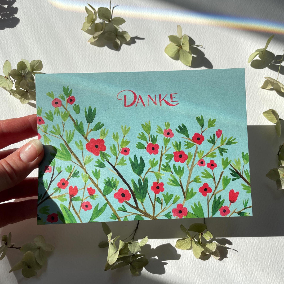 Postkarte "Danke" – Ansicht 2
