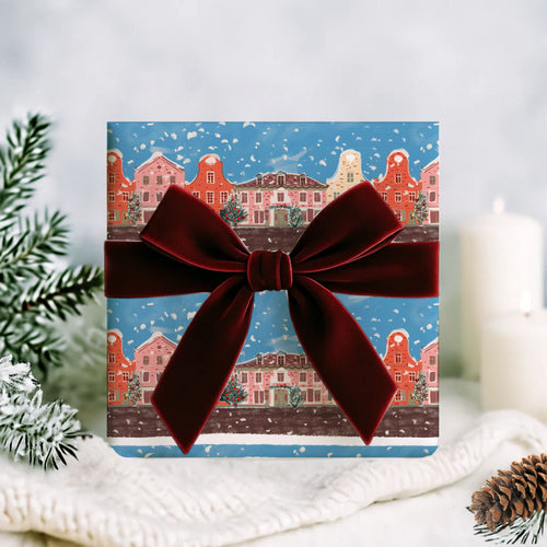 Geschenkpapier „Holländisches Viertel im Schnee“ – Ansicht 2