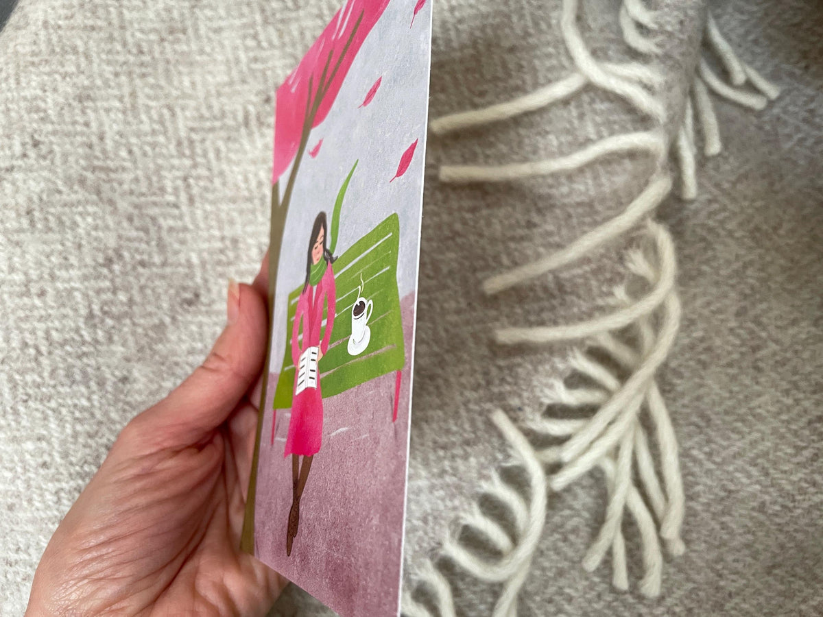 Postkarte "Lesefreude im Park" – Ansicht 8