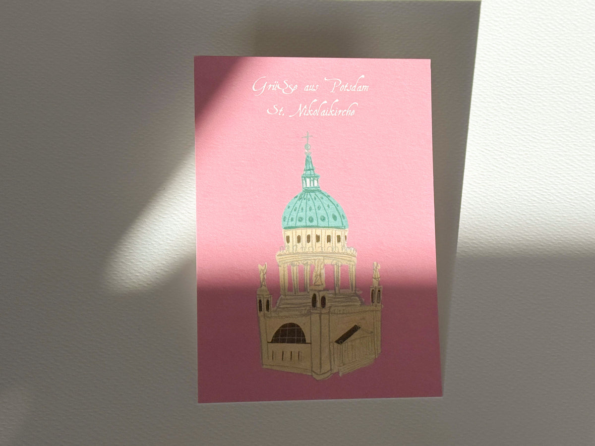 Postkarte „St. Nikolaikirche“– Potsdam Kollektion – Ansicht 1