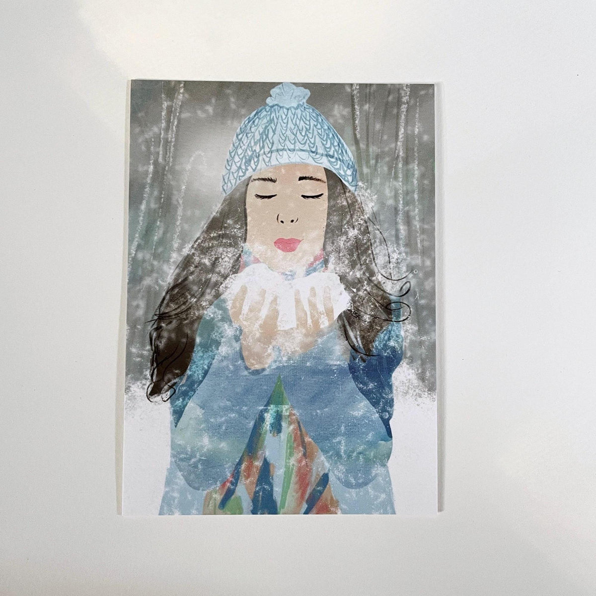 Postkarte "Winterfrau" – Ansicht 8