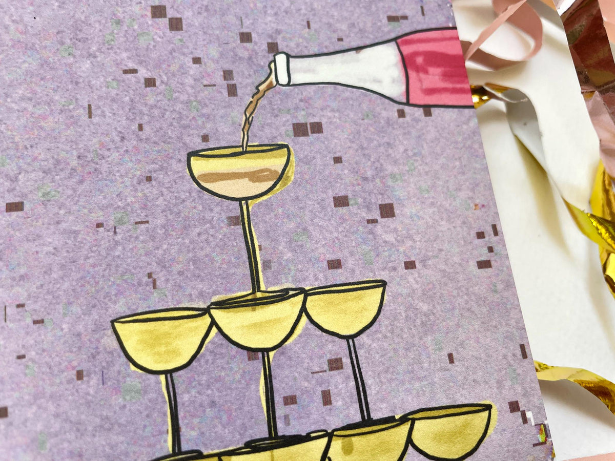 Postkarte "Champagne" – Ansicht 2