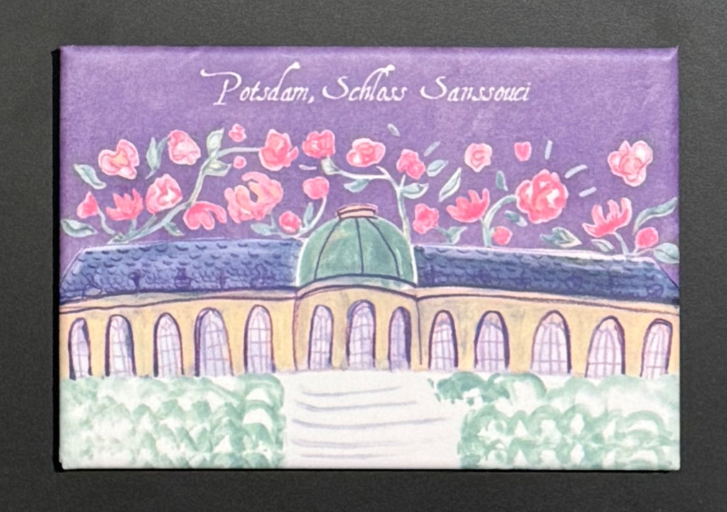 Magnet „Schloss Sanssouci“ – Potsdam Souvenir – Ansicht 1