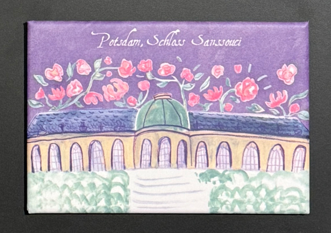 Magnet „Schloss Sanssouci“ – Potsdam Souvenir – Ansicht 1