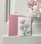 Klappkarte "Blütenzart", Blumen Aquarell – Ansicht 6