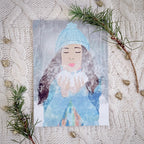 Postkarte "Winterfrau" – Ansicht 3
