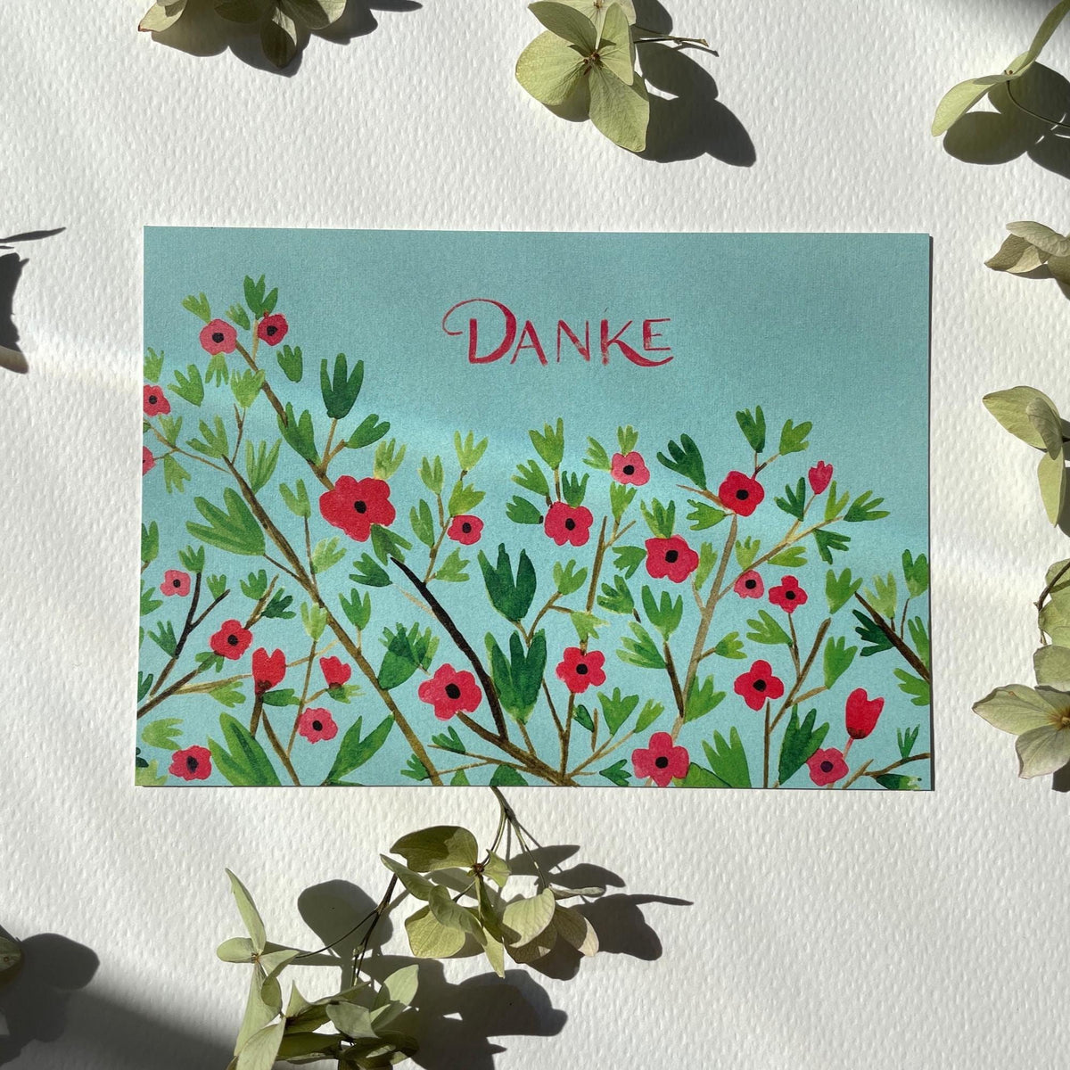 Postkarte "Danke" – Ansicht 1