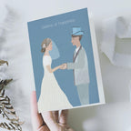 Hochzeitskarte "Brautpaar" – Ansicht 1