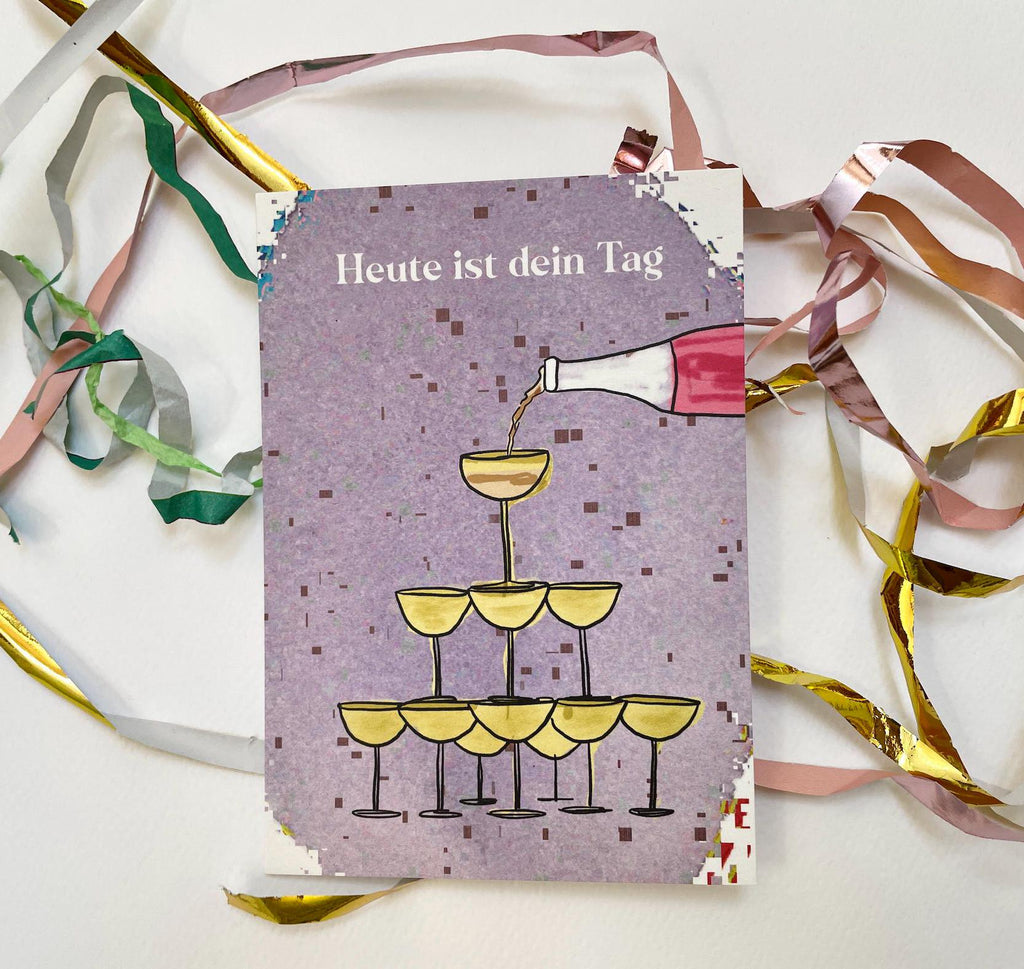 Postkarte "Champagne" – Ansicht 3
