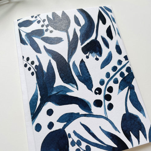 Grußkarte "Midnight Flora" – Ansicht 2