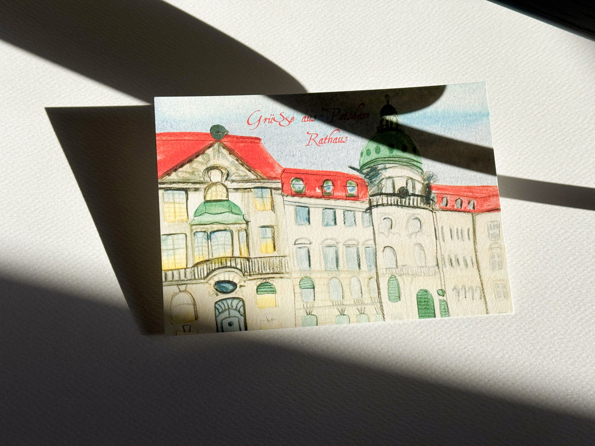 Postkarte „Rathaus Potsdam“– Potsdam Kollektion – Ansicht 1