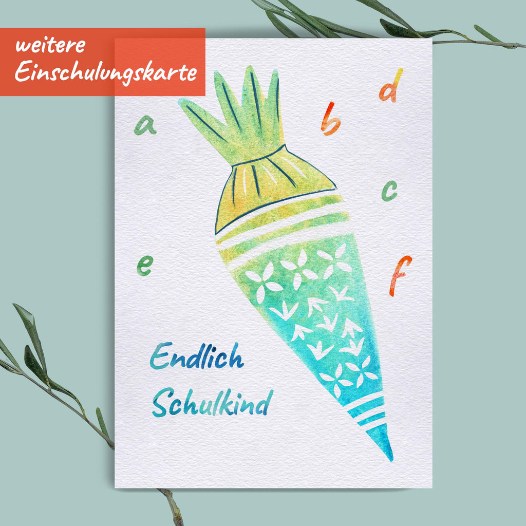 Postkarte "Einschulung Kater" – Ansicht 5