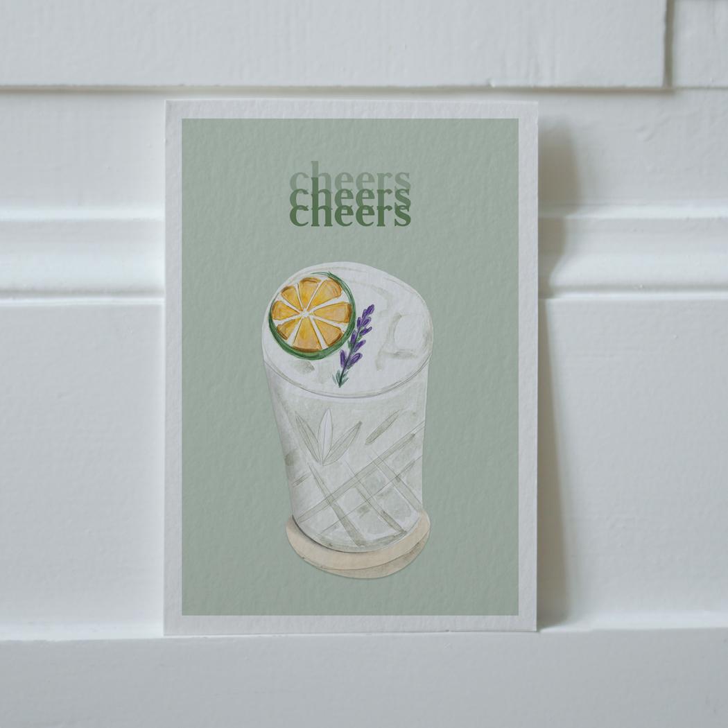 Klappkarte "Prost" & "Cheers" – Ansicht 3