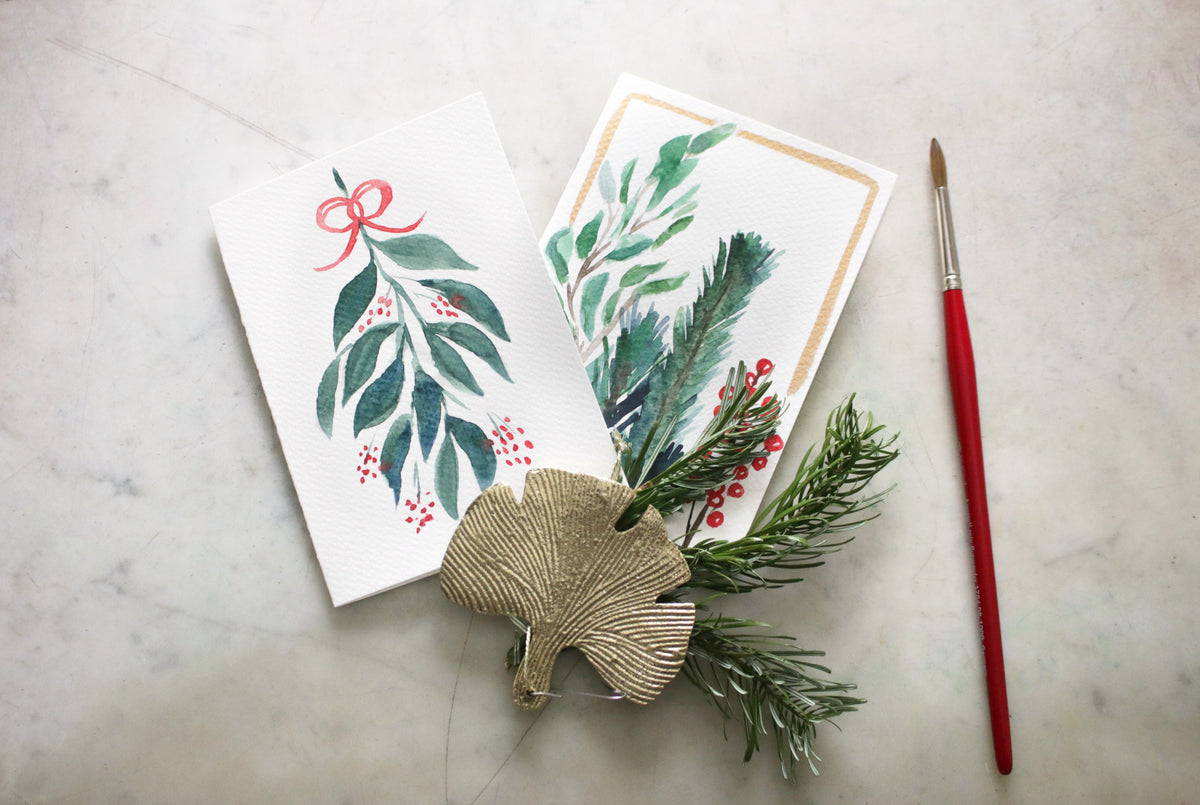 Adventsgefühl – Aquarell & Weihnachtszeit – Workshop und Atelier Elena Klein