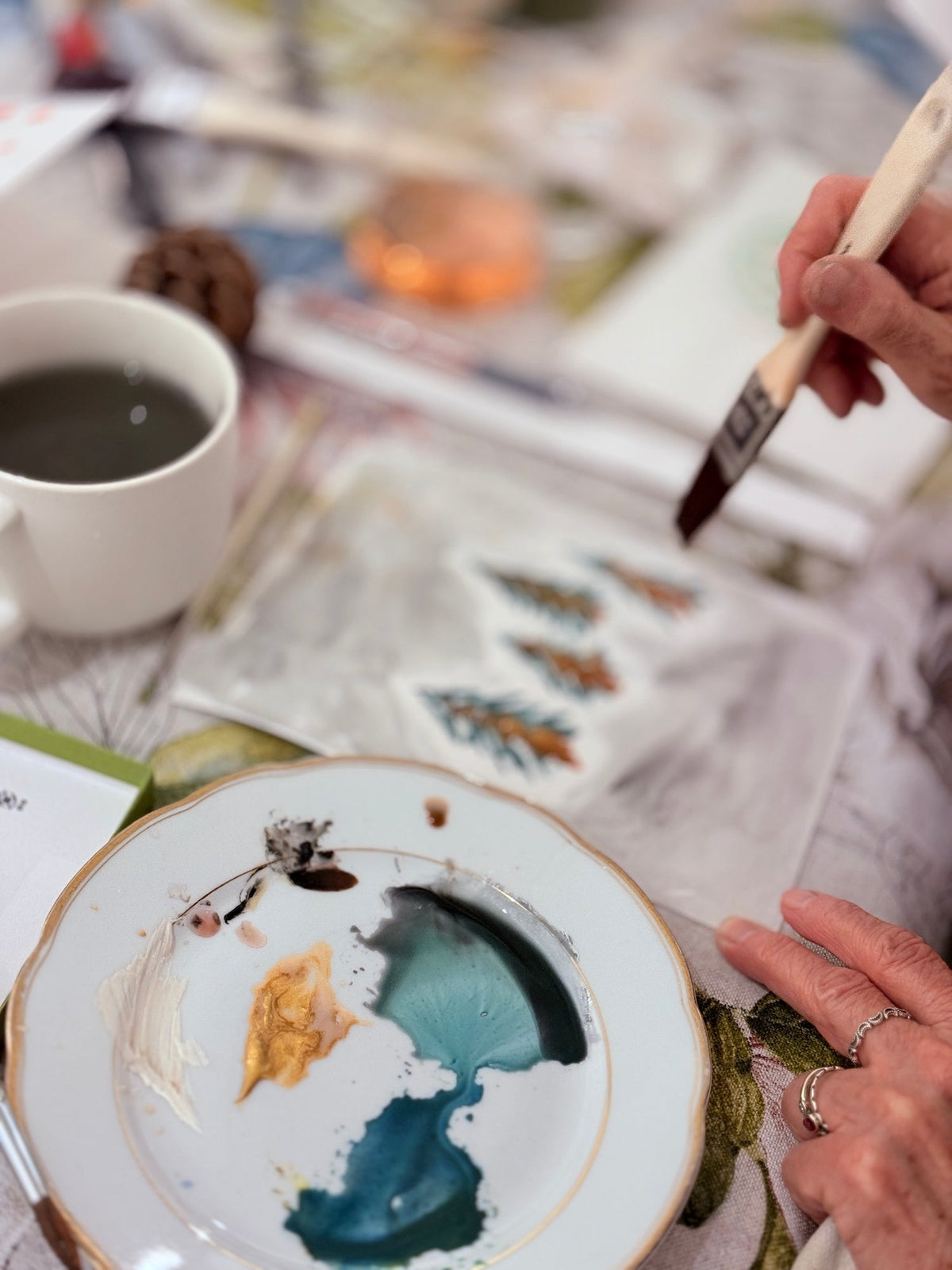 Adventsgefühl – Aquarell & Weihnachtszeit – Workshop und Atelier Elena Klein