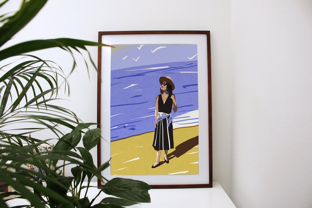 Frau am Meer – Ansicht 5