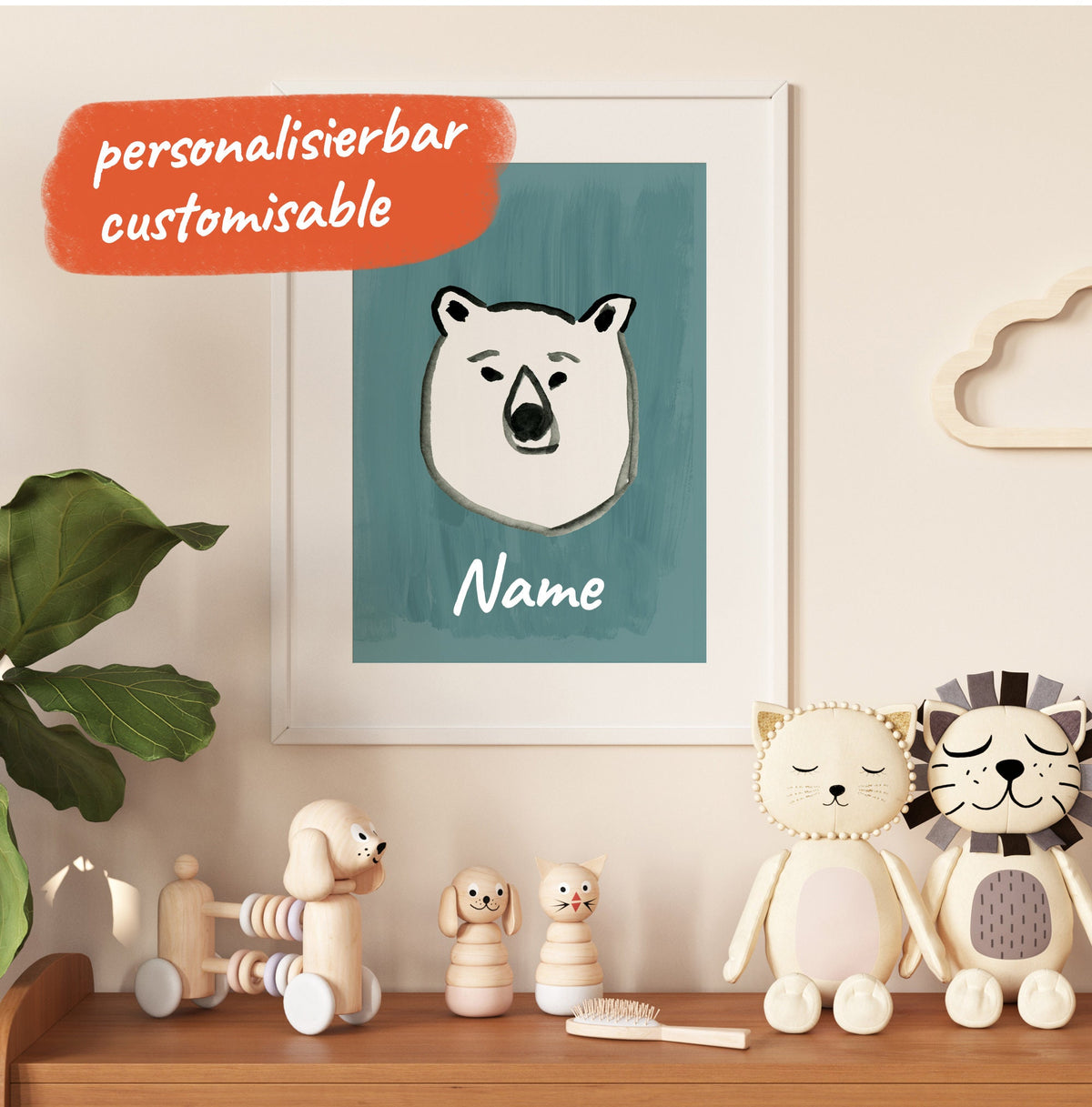 Bär – personalisierbar – Ansicht 1