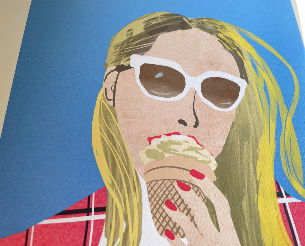 Frau mit Eis – Ansicht 3