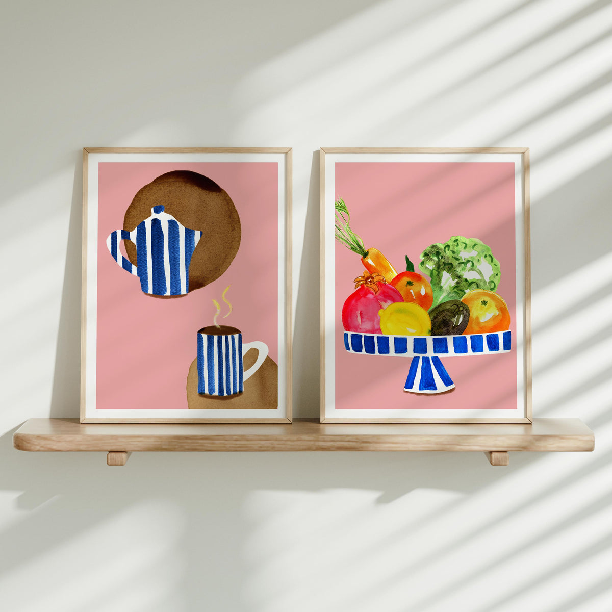 Küche – Kaffee & Obst · 2er-Set – Ansicht 1